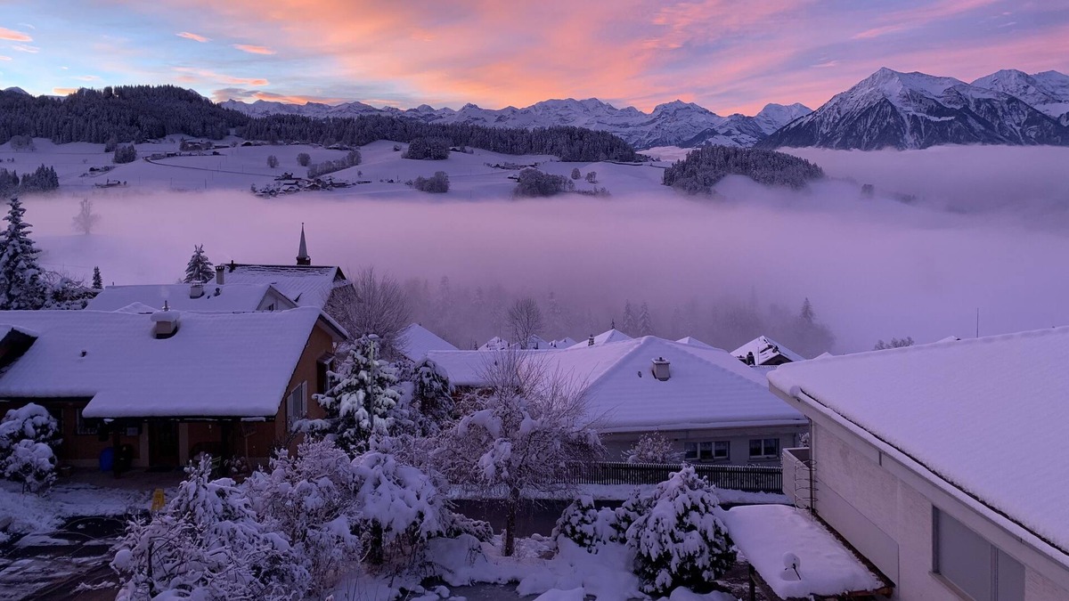 Goldiwil Apartment | Stunning Swiss mountain and lake views!