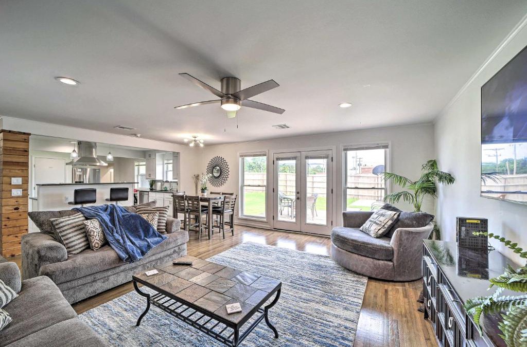 Tulsa House | Stunning Tulsa Getaway with Deck Near Downtown!