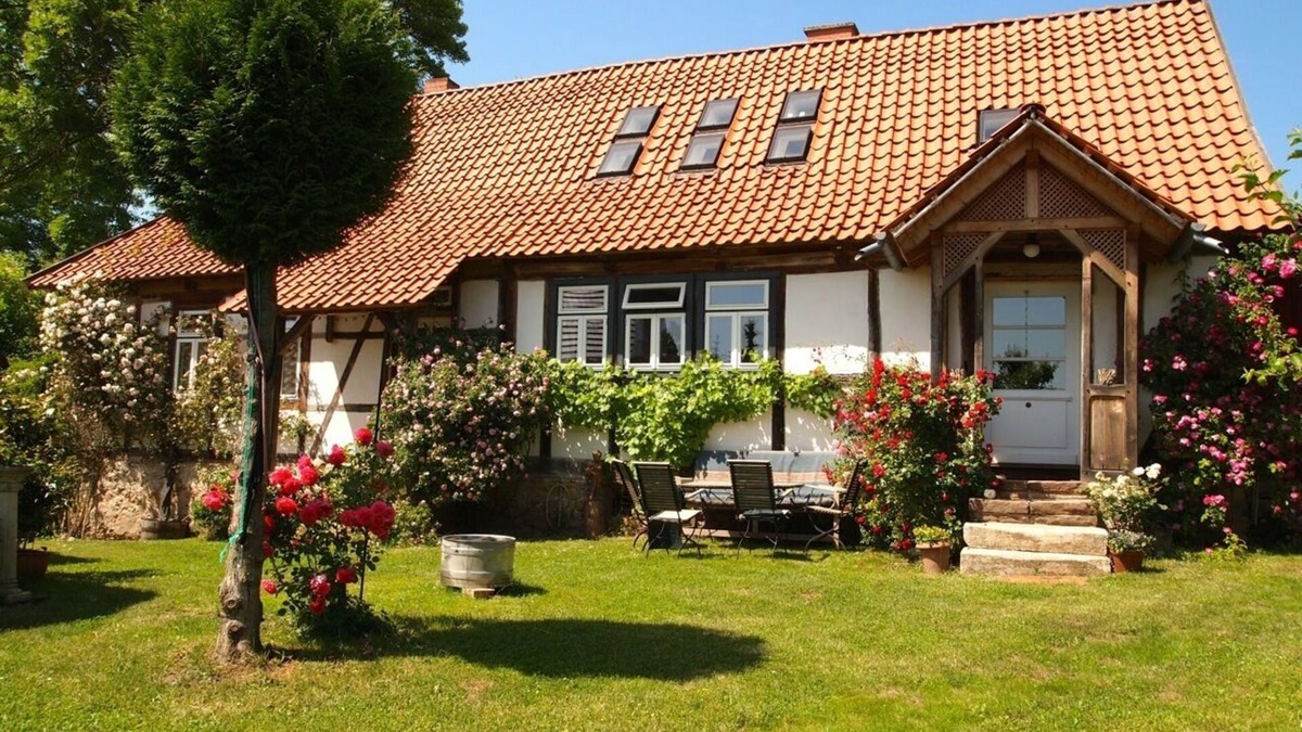 Liebenrode House | Stylish half-timbered house in the South Harz Nature Park to feel good and resin