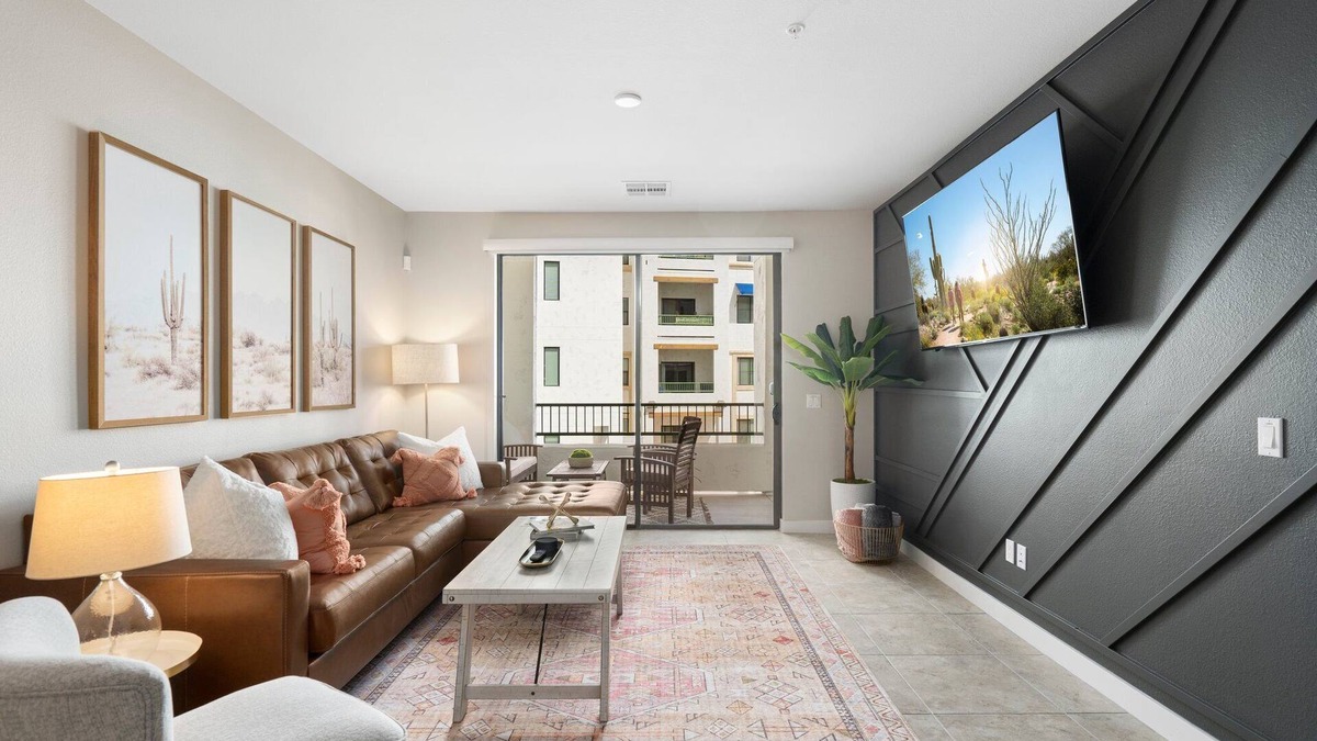 Ocotillo Condo | Stylish 2BR-2BA Condo…Walk to Dining & Coffee…Resort-Style Pool, Gym, & More!