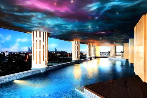 Gubeng Apartment | Stylish 2BR Apartment ARC100 Surabaya City Centre with Balcony by Le Ciel Hospitality