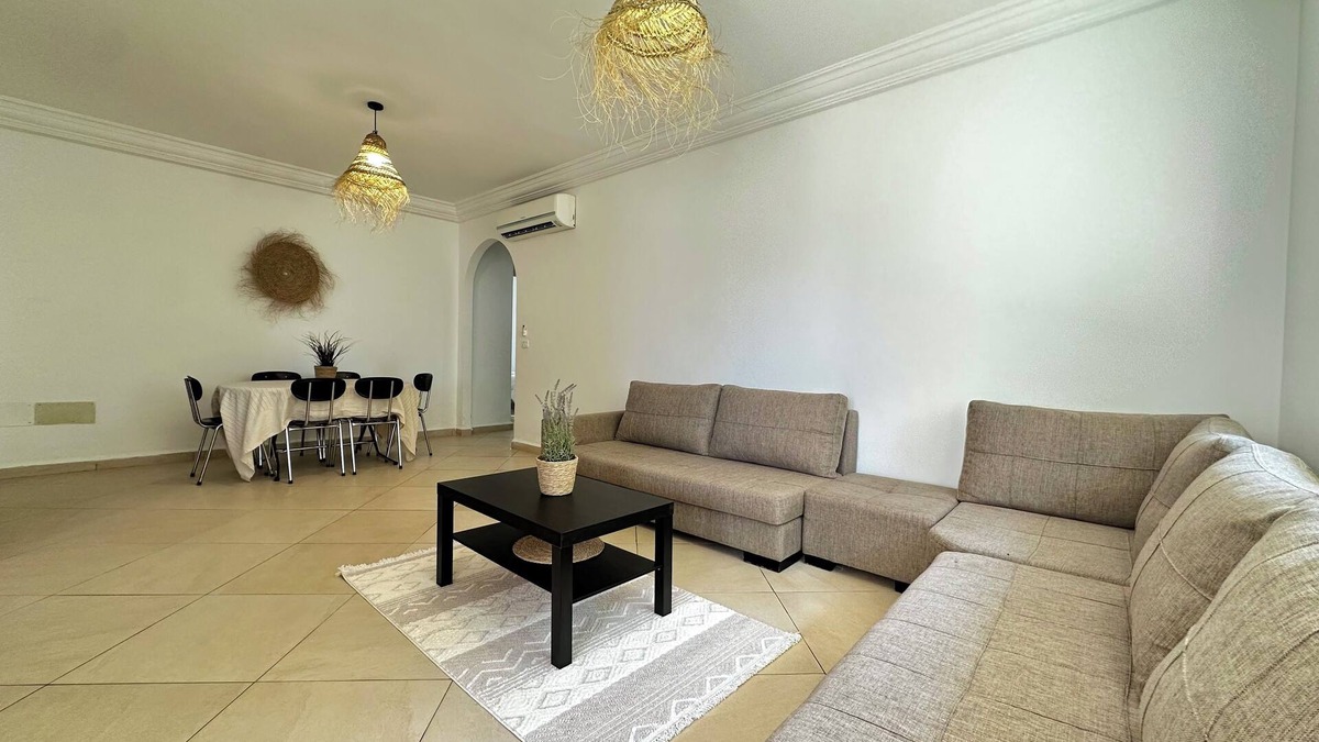 Fatou Apartment | Stylish 2BR Flat with Swimming Pool – Calm, WiFi, AC in Djerba Midoun