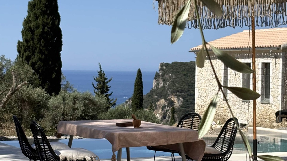 Lakones Villa | Stylish hideaway - pool, view, close to the beach