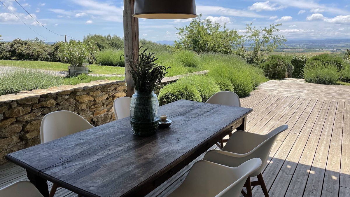 Raissac-sur-Lampy House | Stylish holiday house for 6 w. shared pool & magnificent views near Carcassonne