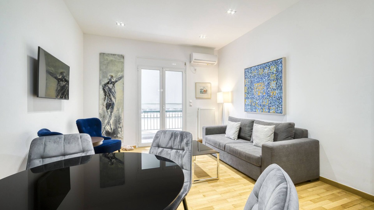 Pangrati Condo | Stylish Sunny New 2 Bedroom, Prime Central Athens