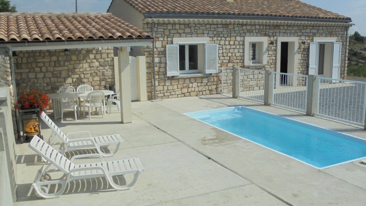 Gras Villa | Sud Ardèche, Villa en Pierres Avec Piscine Privée