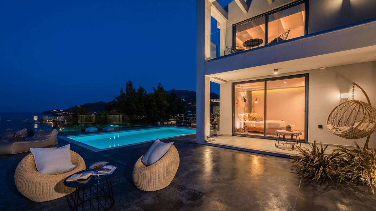 Argassi Villa | Sueño LUXURY VILLA 180 Iconic Sea View