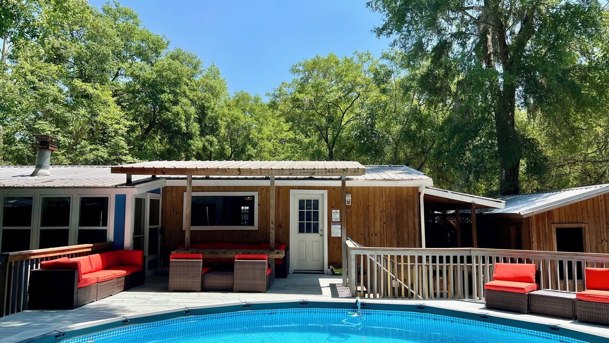 Putnam Hall House | Summer Escape Pool+Hot Tub+Games Home in Keystone Heights, Pet friendly