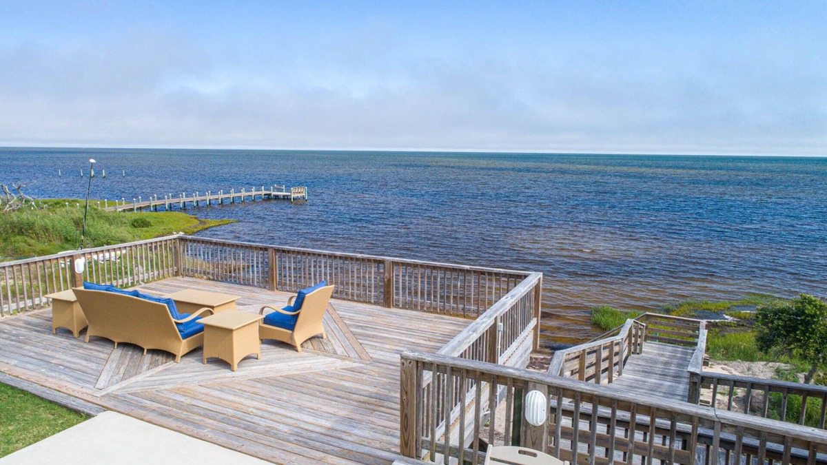 Buxton House | SUMMER SAVINGS - Soundfront Dog and Handicap Friendly w/Pool, Hot Tub, Elevator