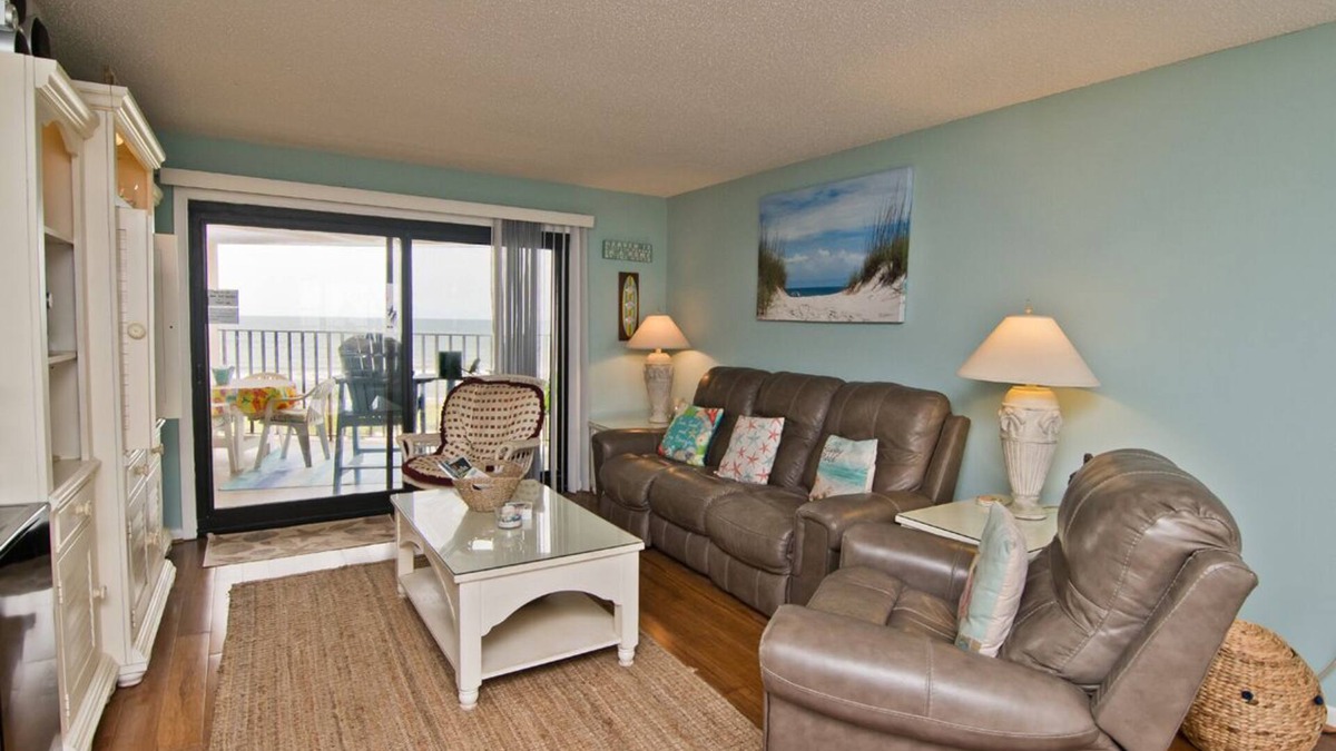 Salter Path Condo | Summer Winds B-439, Oceanfront Condo in Indian Beach, NC!
