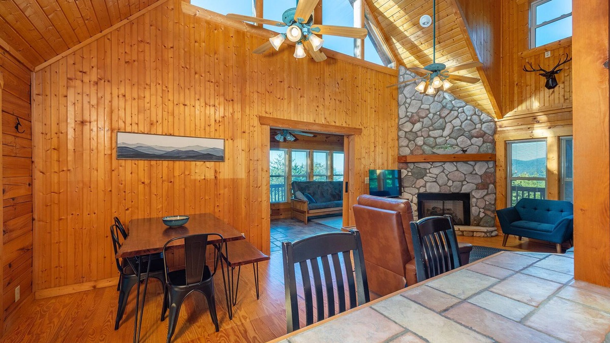 Vein Mountain Cabin | Summit Sunsets | Pets & Year-Round Mountain Views!