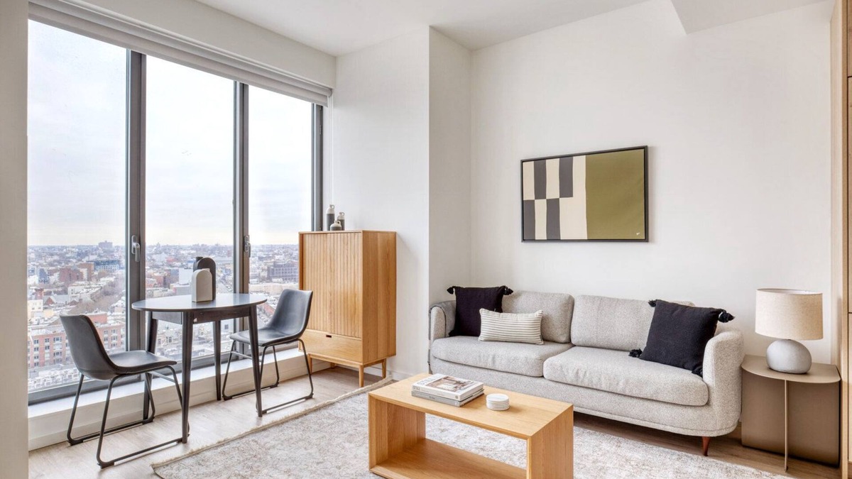Clinton Hill Apartment | Sunlit Clinton Hill 1BR w/W/D, Gym & Pool, nr BAM, by Blueground