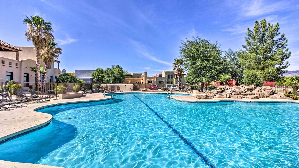 Tumacacori Apartment | Sunny Adobe Retreat w/Hot Tub & Mtn Views!