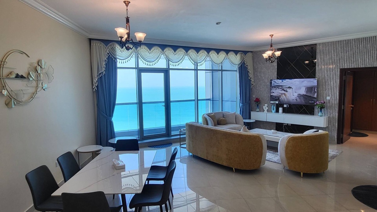 Ajman Apartment | Sunrise and sunset sea views luxury 2Bedrooms apartments.