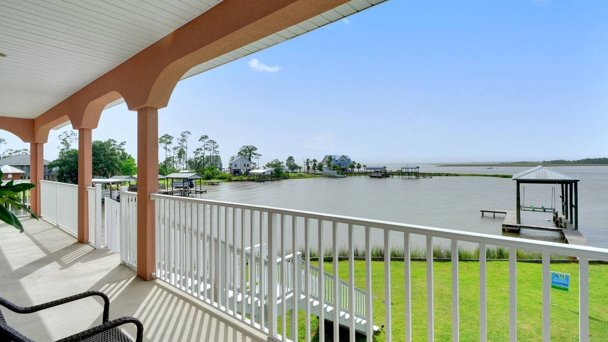 Pass Christian House | Sunset bay view 1