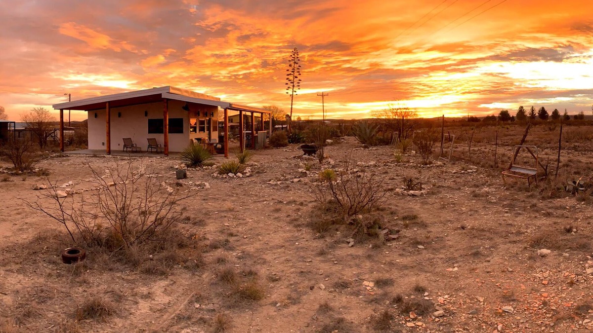 Marathon House | Sunset Ranch, a private acre lot facing open ranch land and high planes desert
