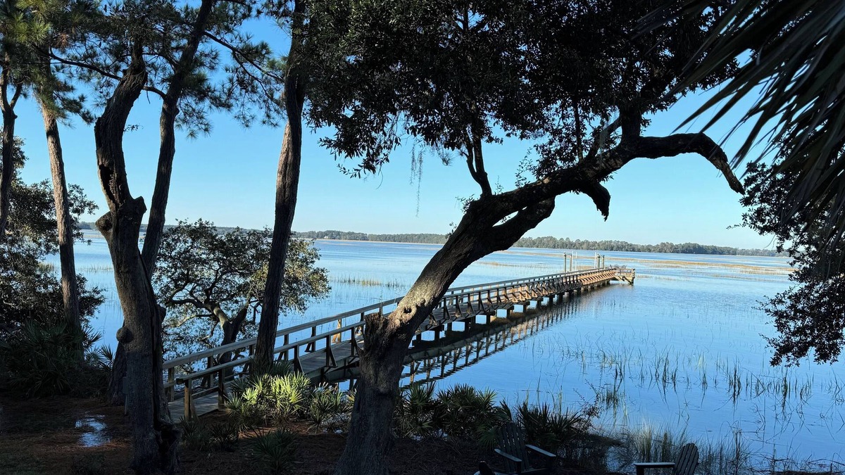 Okatie House | "Sunset views on the dock" updated Luxury Low country home on Callawassee Island