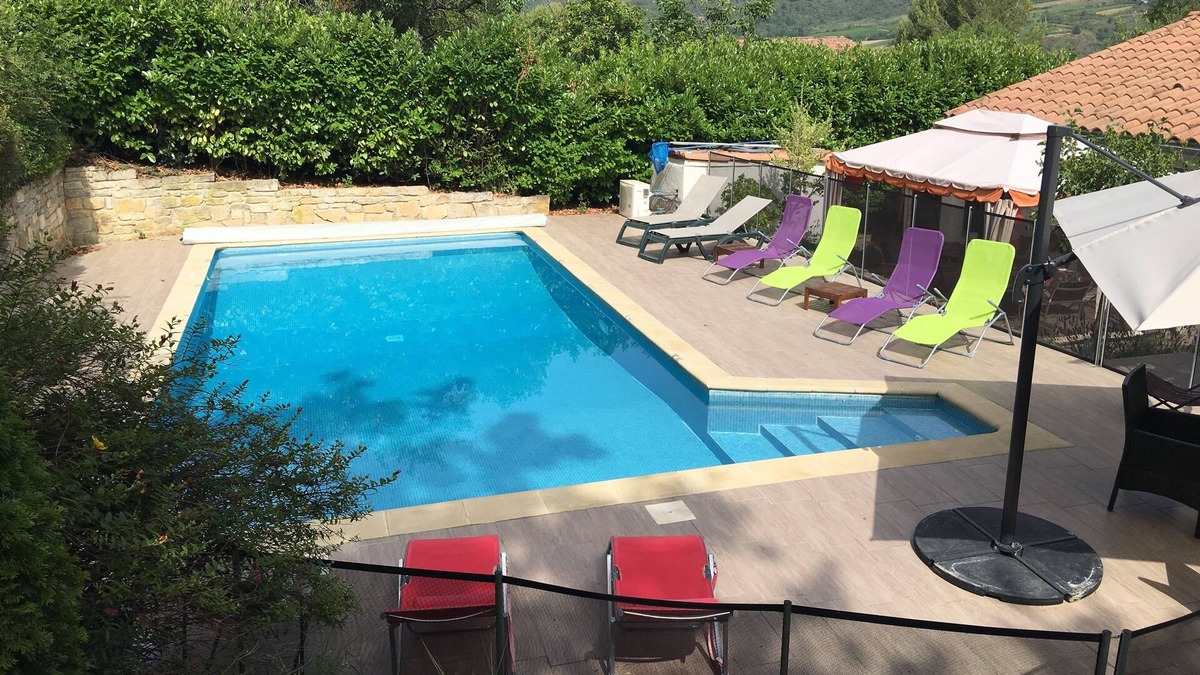 Roquetaillade Villa | Superbe Villa 4 ch Climatisées Avec gd Piscine Privée Plein sud Sans Vis-à-vis