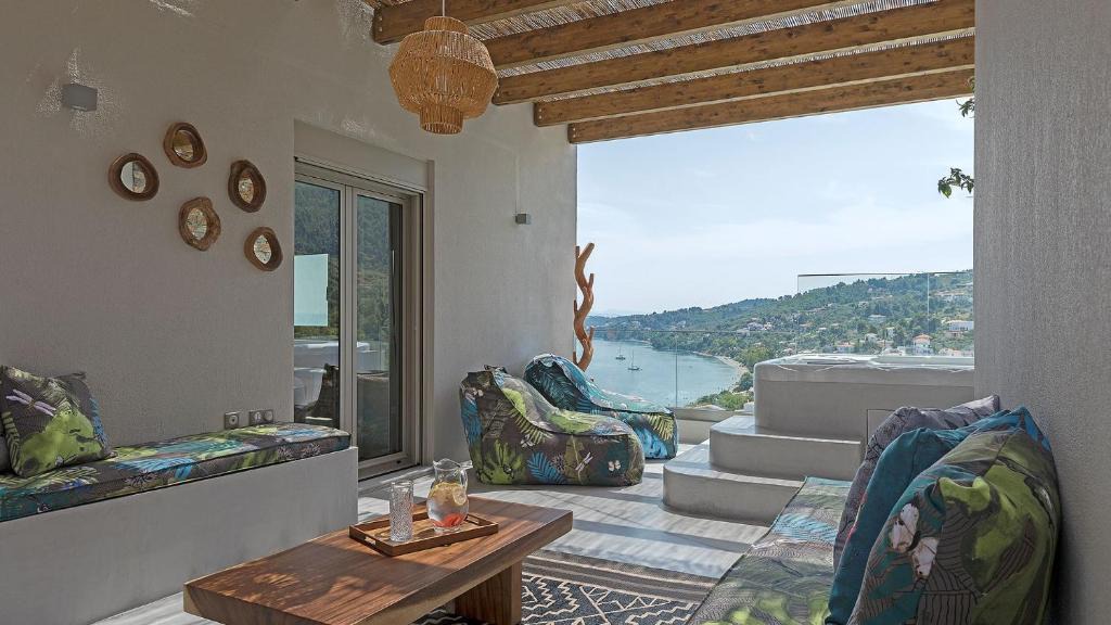 Skiathos Town Villa | Super Luxury Skiathos Villa Five-Bedroom Villa Private Infinity Pool & Astounding Sea Views Skiathos Town