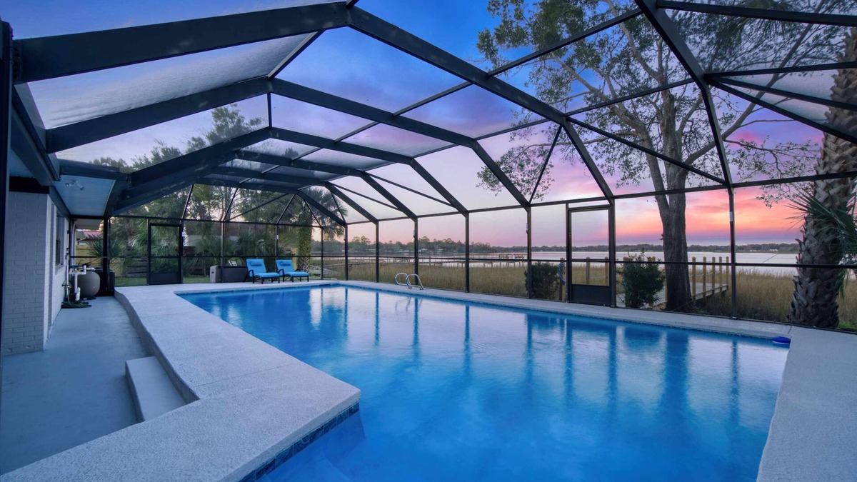 Northside House | Super Mario's Riverside Hideaway: Unique Family Fun with Pool & Games