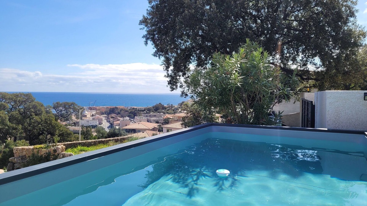 Sari-Solenzara Villa | Superb dream villa with panoramic sea view at 200° Solenzara South Corsica