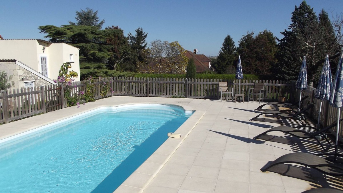 La Roche-Posay Apartment | Superb Edge Of Village 2 Bed Self Catering Accommodation With Pool And Terrace