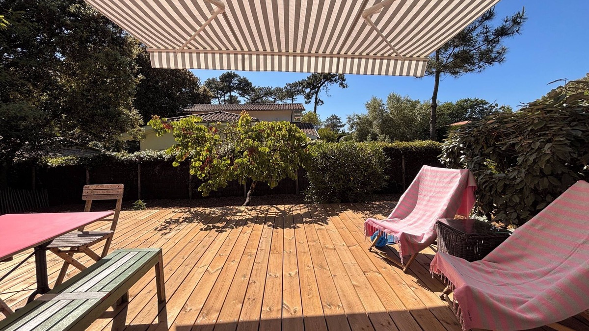 Pyla-sur-Mer Villa | SUPERB NEW 2-BEDROOM HOUSE WITH GARDEN PETANQUE-50 METRES FROM THE BEACH