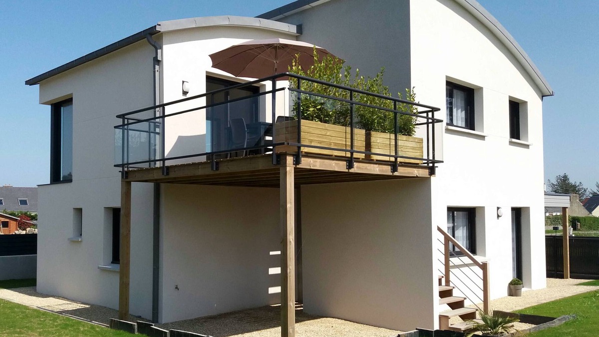 Pleumeur-Bodou House | Superb recent house classified * sea view-50m from the sea - Landrellec/Trégastel