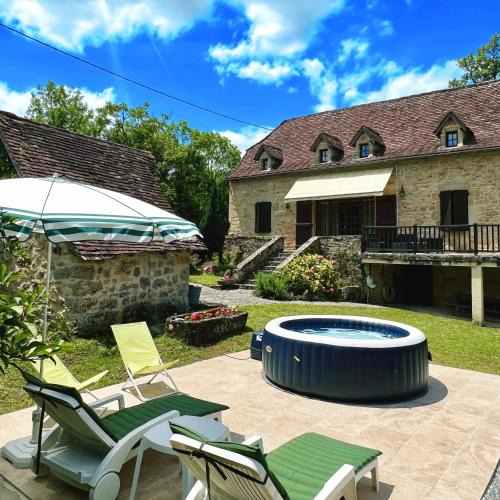 Balaguier-d'Olt House | Superbe gîte à la campagne avec grand jardin et spa privé