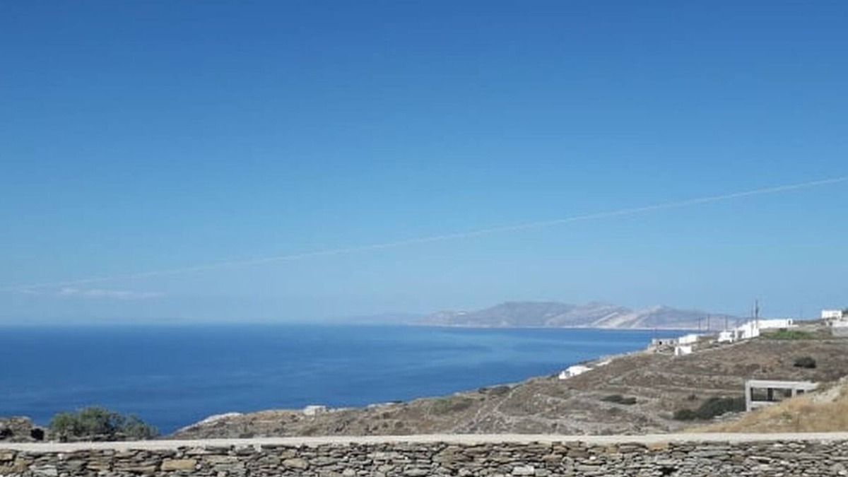 Ano Meria Apartment | Superior Colorfull Studio with Aegean Sea View