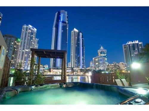 Surfers Paradise Villa | Surfers Reflections Amazing views from your spa!