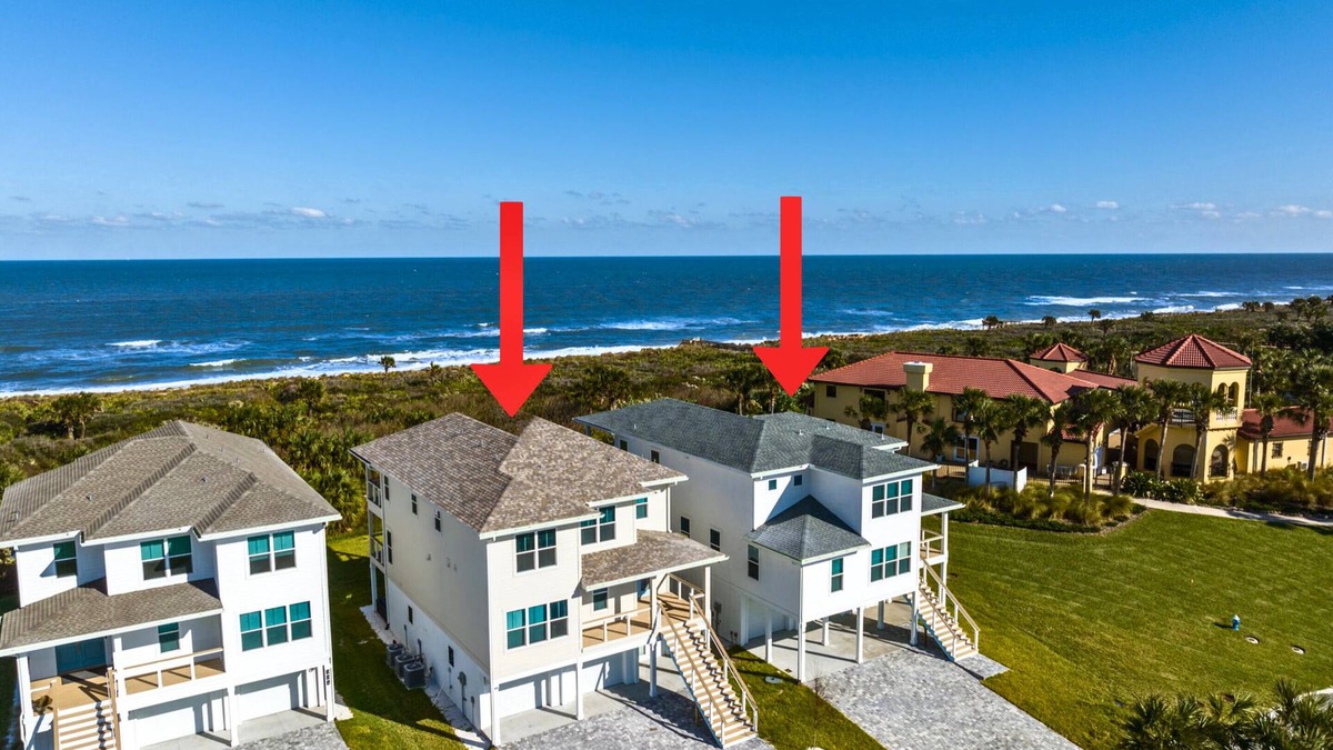 Palm Coast House | Surfview Paradise Manor | Two Luxury Beachfront Homes - Perfect For Groups!