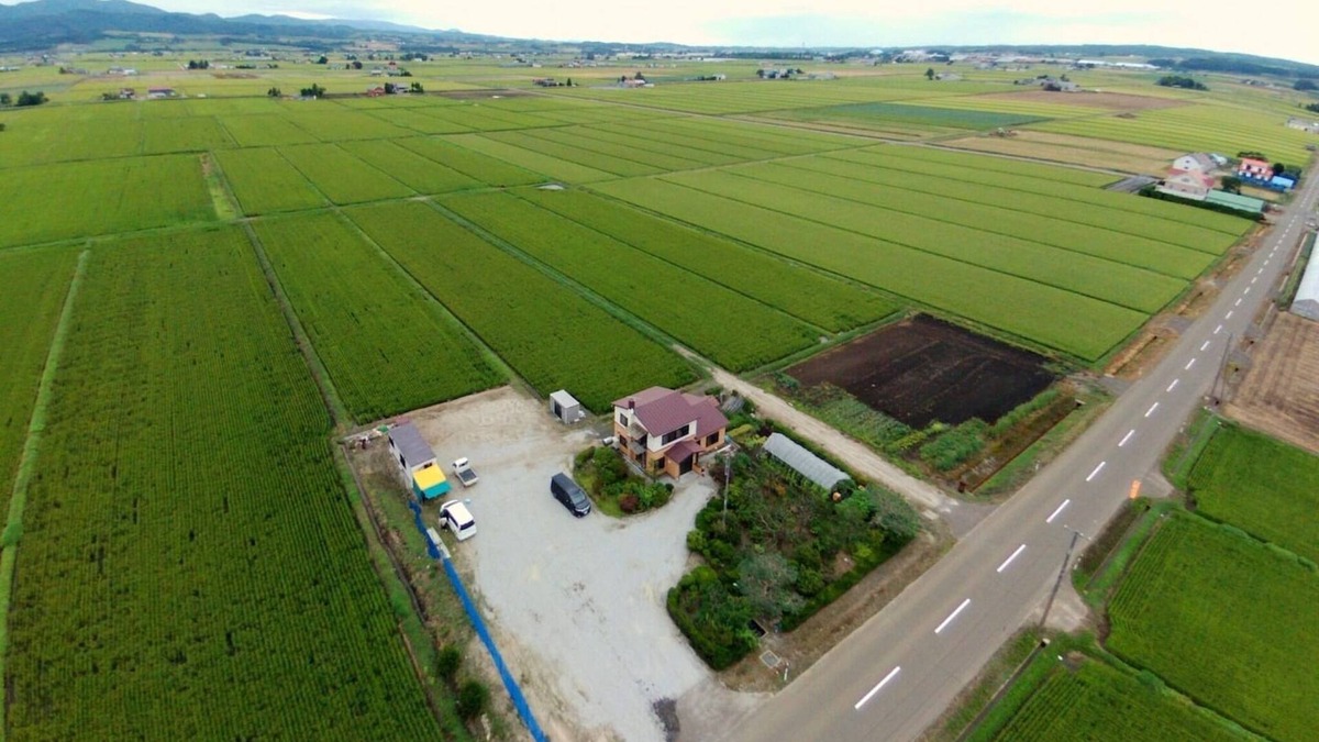 Sorachi-gun House | Surrounded by rice fields a whole house for priva/Sorachi-gun Hokkaidō