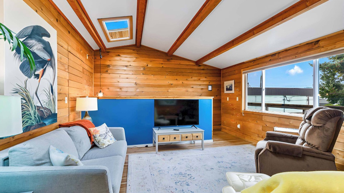 Birch Bay Apartment | Sweeping view of Birch Bay from 2nd story apt.