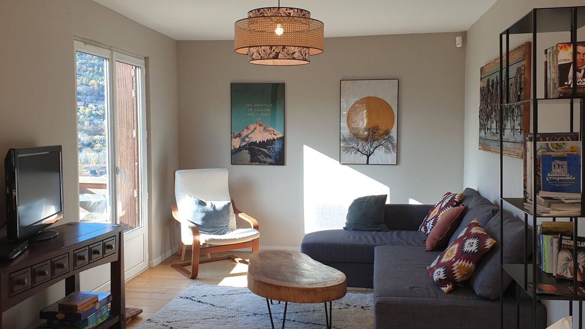 Briancon Apartment | Sweety 4 persons'flat , South, on the Mythic Col de l'Iozard
