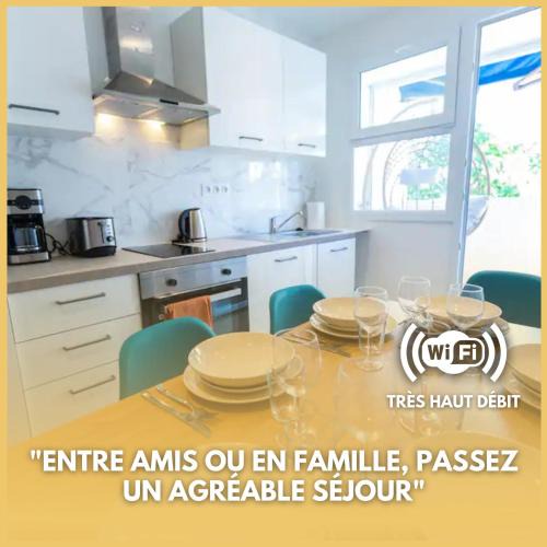 La Villette Apartment | T5 Idéal Groupes & Familles, St Charles-Joliette
