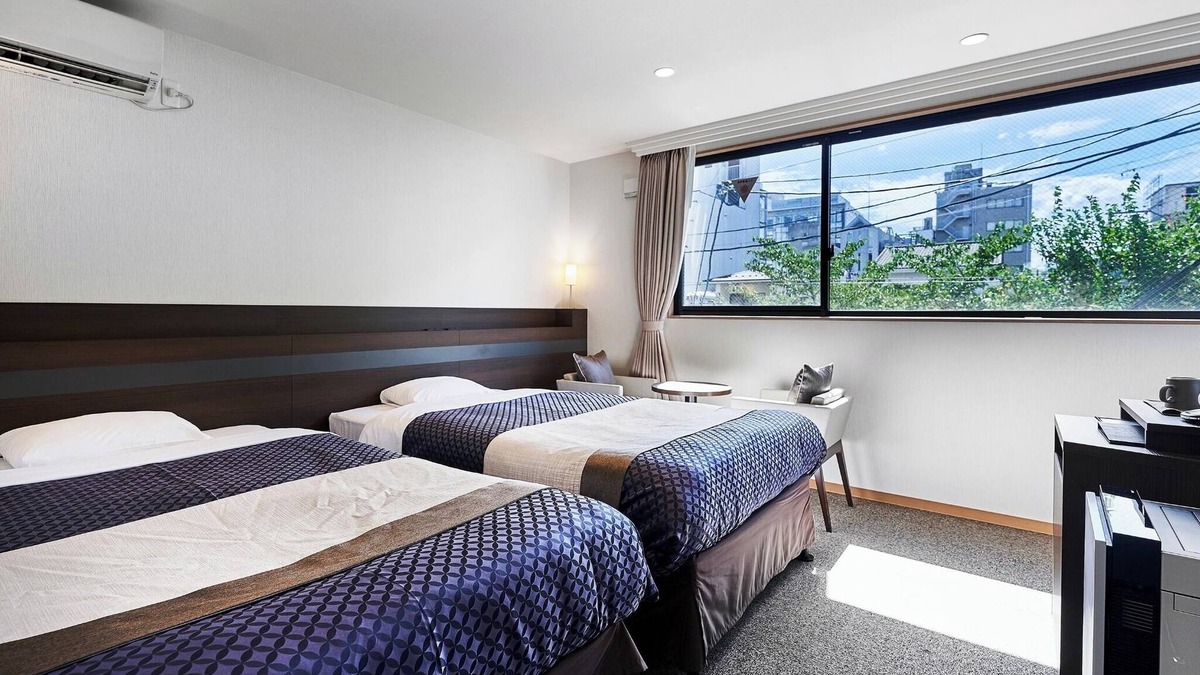 Nabeyacho Hotel | Takasegawa River View Deluxe TwinNonsmoking 3/Kyoto Kyōto