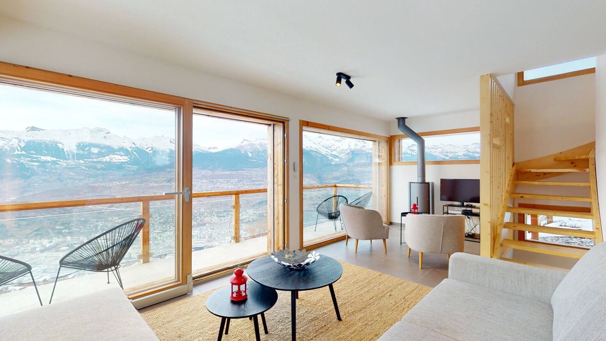 Sion Ski Chalet | Teddy's VIEW & QUIET chalet 6 pers
