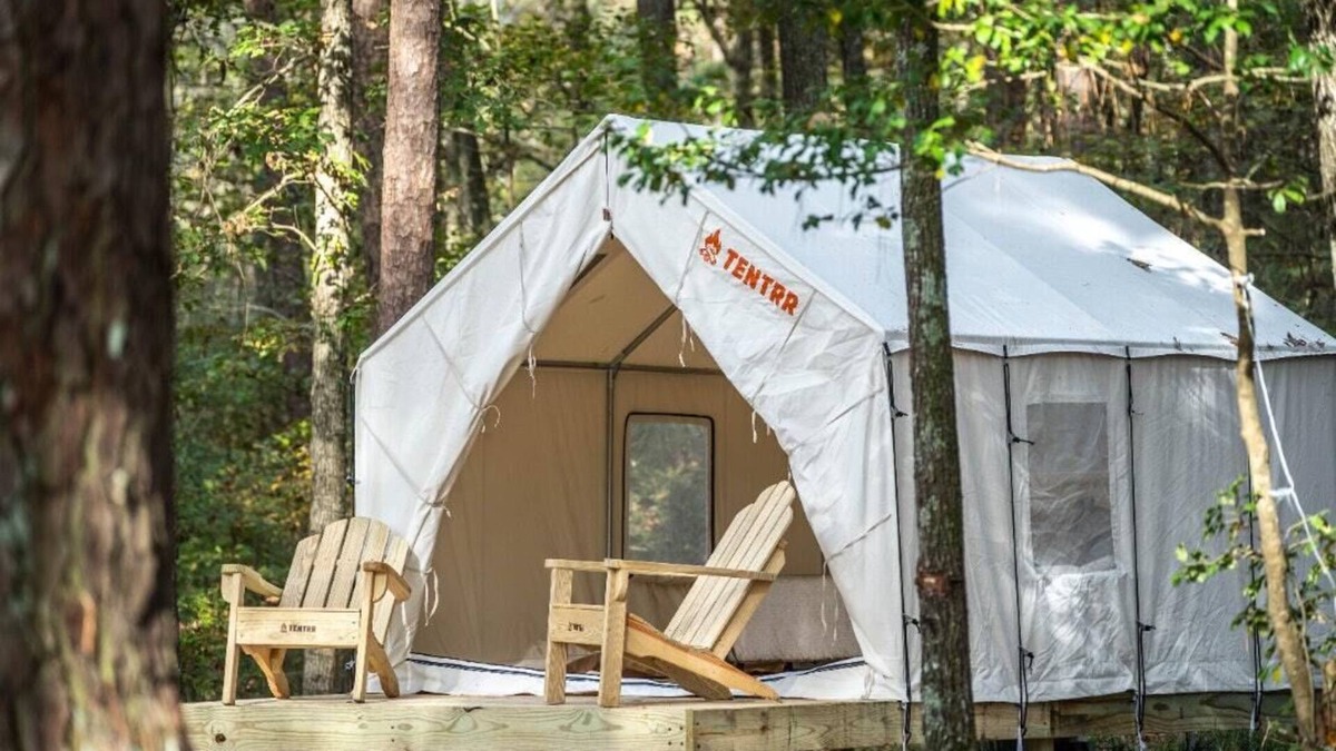 Morton RV Rental | Tentrr State Park Site - Mississippi Roosevelt State Park - Tall Trees A - Sing