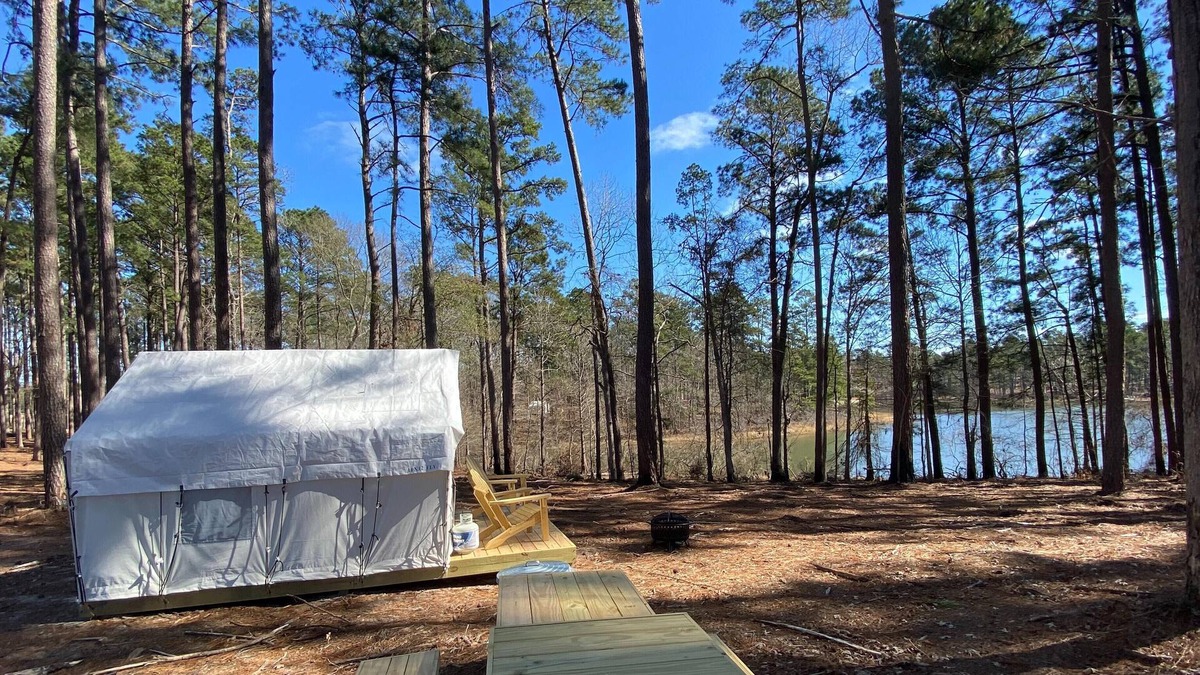 Anacoco RV Rental | Tentrr State Park Site - Louisiana South Toledo Bend State Park - Site G - Sing