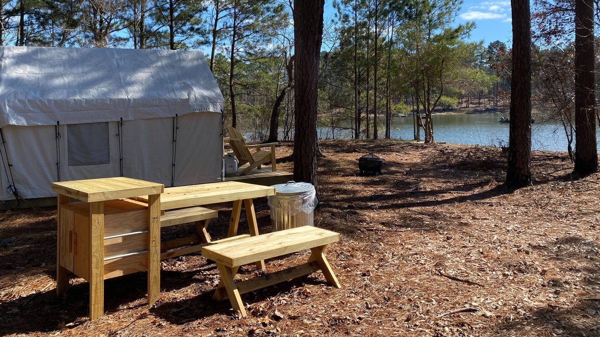 Anacoco RV Rental | Tentrr State Park Site - Louisiana South Toledo Bend State Park - Site I - Sing