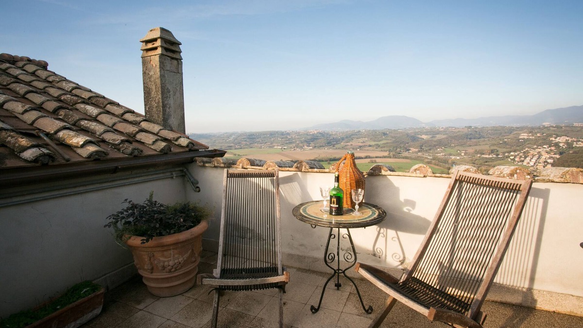 Filacciano House | Terrace Dream View over the Tiber