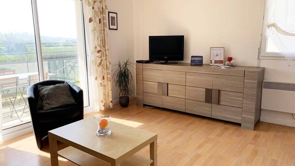Berven Apartment | Terrasse de l'aber Roscof-Apartment-Private Bathroom-Apartment