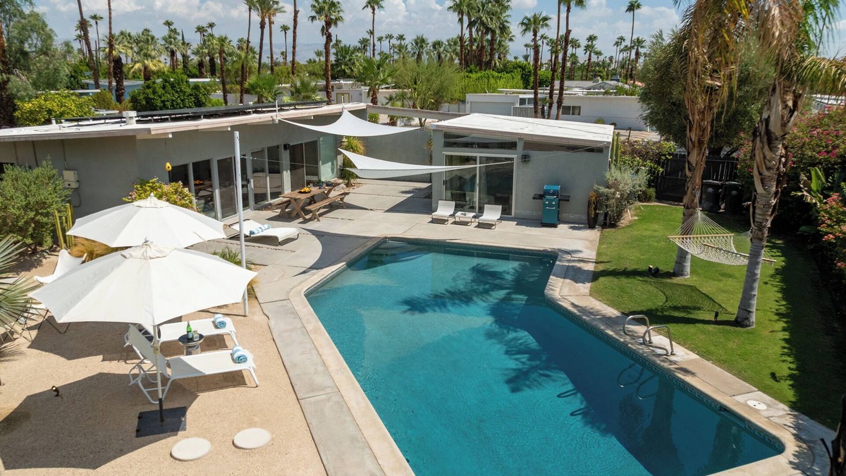 Racquet Club Estates House | The 1959 - Mid-Century Pool & Spa Retreat