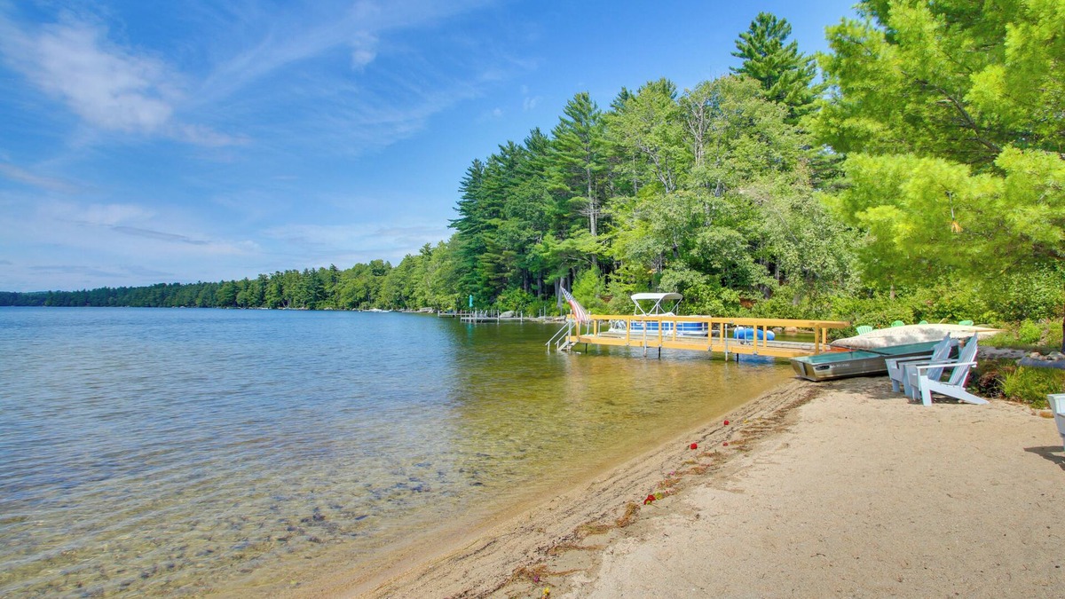 Raymond Cabin | 'The Acres' Panther Pond Cabin w/Beach & Dock!