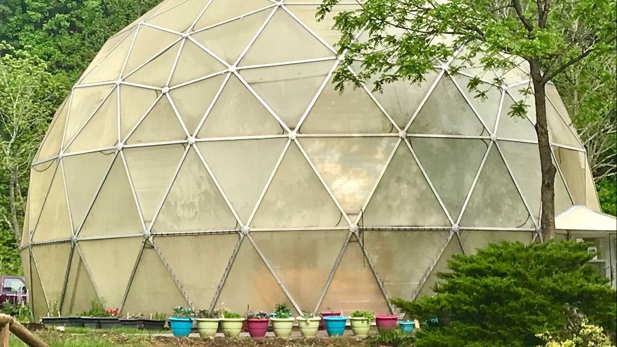 Hemphill Heights House | The Artful Dome Mtn Retreat in the Smokies with fire pit & stream
