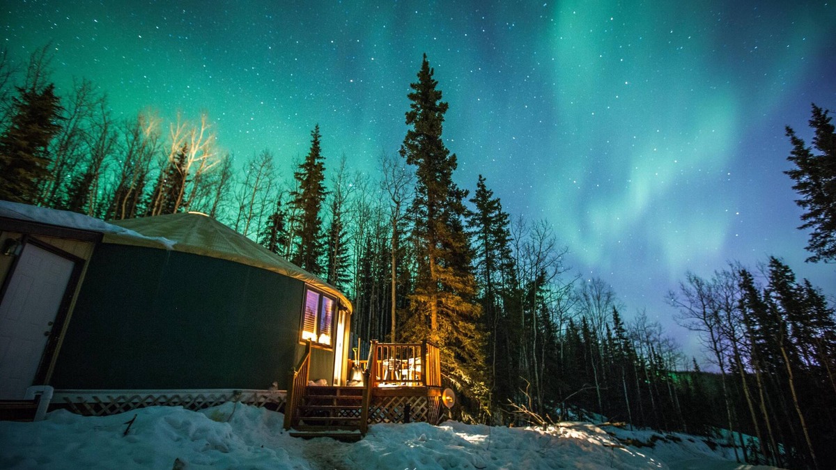 Fairbanks Cottage | The Aurora Yurt ~ A Deluxe Mountain Getaway Above Fairbanks With Great Views