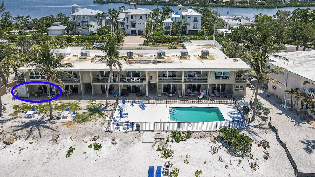 Trailer Estates Apartment | THE BEACH CONDO #107 BEACHFRONT FULL VIEW