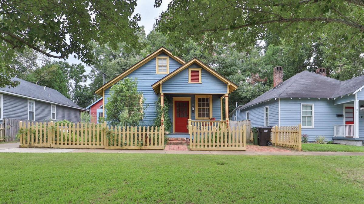 Phenix City House | The Blue Bungalow - Uptown Historic District