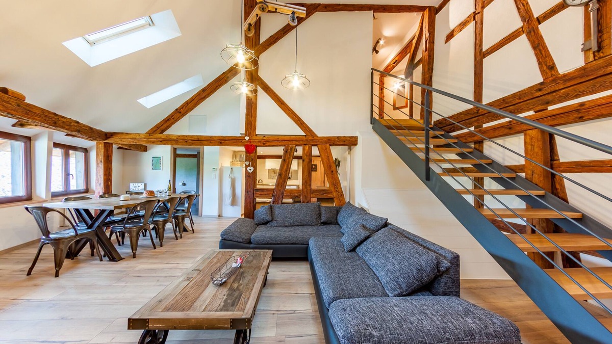 Kientzheim Apartment | "the castle" sleeps 8 people with sauna and billiards.